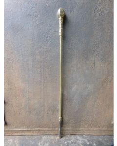 Attizzatoio in Ottone Lucido