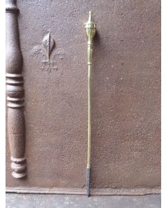 Attizzatoio in Ottone Lucido