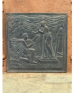 Piastra Ghisa Camino Neoclassica