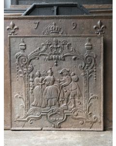 Piastra in Ghisa Louis XV