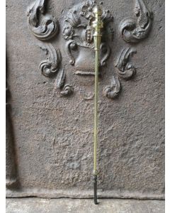 Attizzatoio in Ottone Lucido