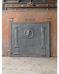 Piastra Ghisa Camino Neoclassica