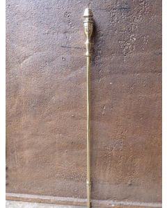 Attizzatoio in Ottone Lucido