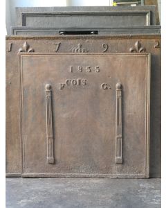 Piastra Camino 'Colonne di Libertà'