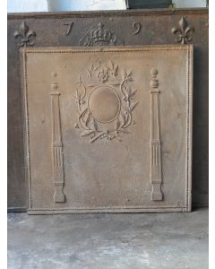 Piastra Ghisa Camino Neoclassica
