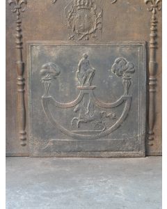 Piastra Ghisa Camino Neoclassica