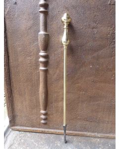 Attizzatoio in Ottone Lucido