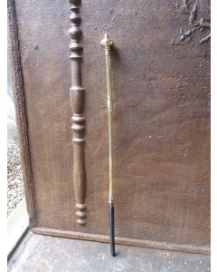 Attizzatoio in Ottone Lucido