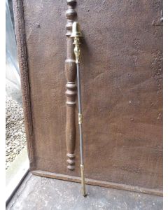 Attizzatoio in Ottone Lucido