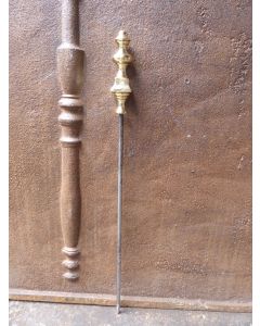 Attizzatoio in Ottone Lucido
