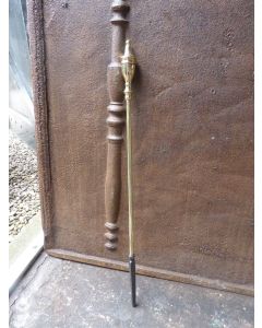 Attizzatoio in Ottone Lucido