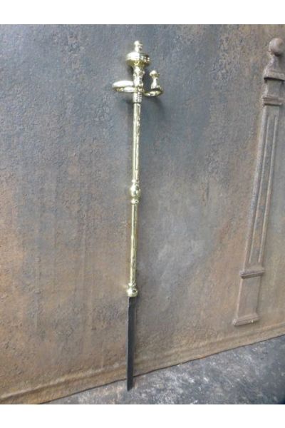 Attizzatoio in Ottone Lucido