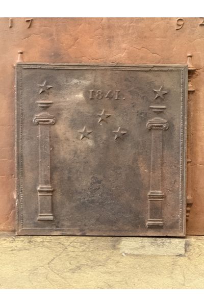 Piastra Ghisa Camino Neoclassica