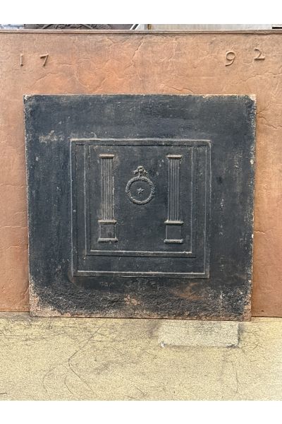 Piastra Ghisa Camino Neoclassica