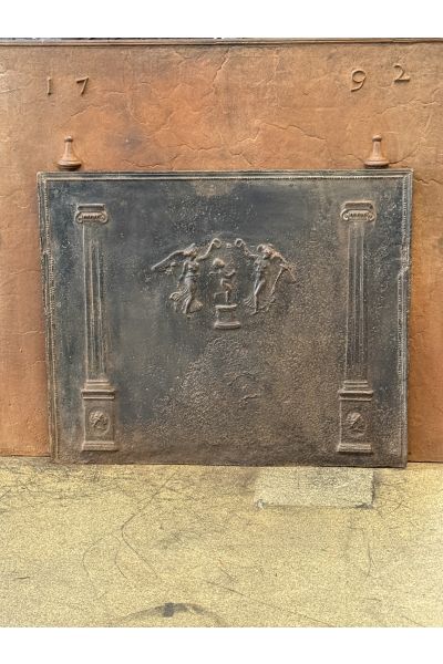 Piastra Ghisa Camino Neoclassica