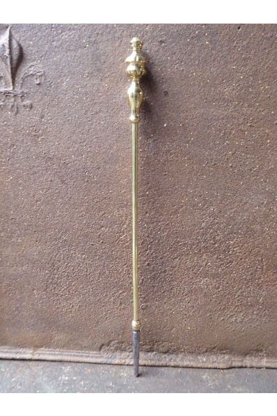 Attizzatoio in Ottone Lucido