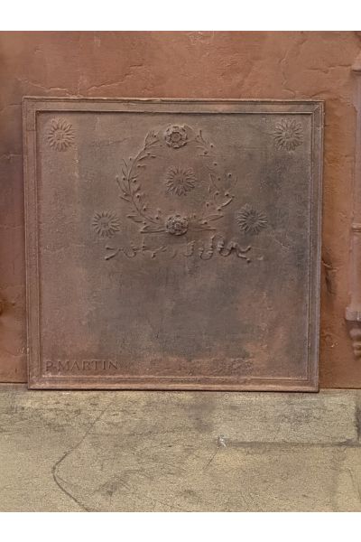 Piastra Ghisa Camino Neoclassica