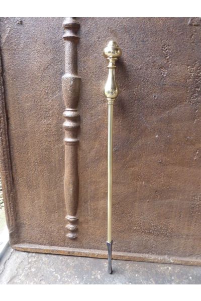 Attizzatoio in Ottone Lucido