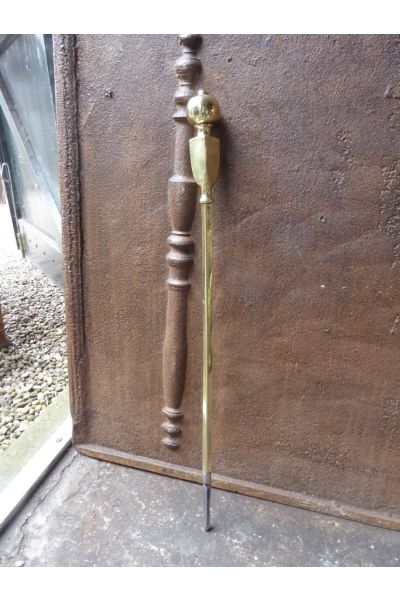 Attizzatoio in Ottone Lucido