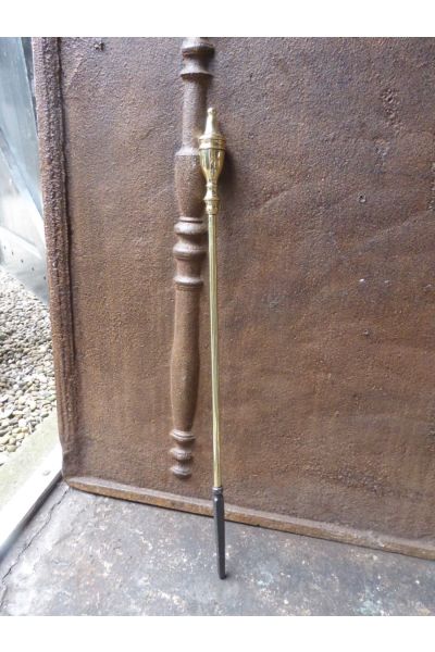 Attizzatoio in Ottone Lucido